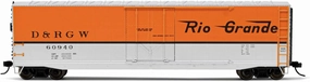 Rivaraossi D&RGW Denver & Rio Grande Western Railroad Box Car with Plug Door Running Number 60940 HO Scale Train Rolling Stock HR6583B