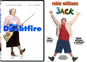Robin Williams Classic Collection: Mrs. Doubtfire & Jack 2-Movie Bundle