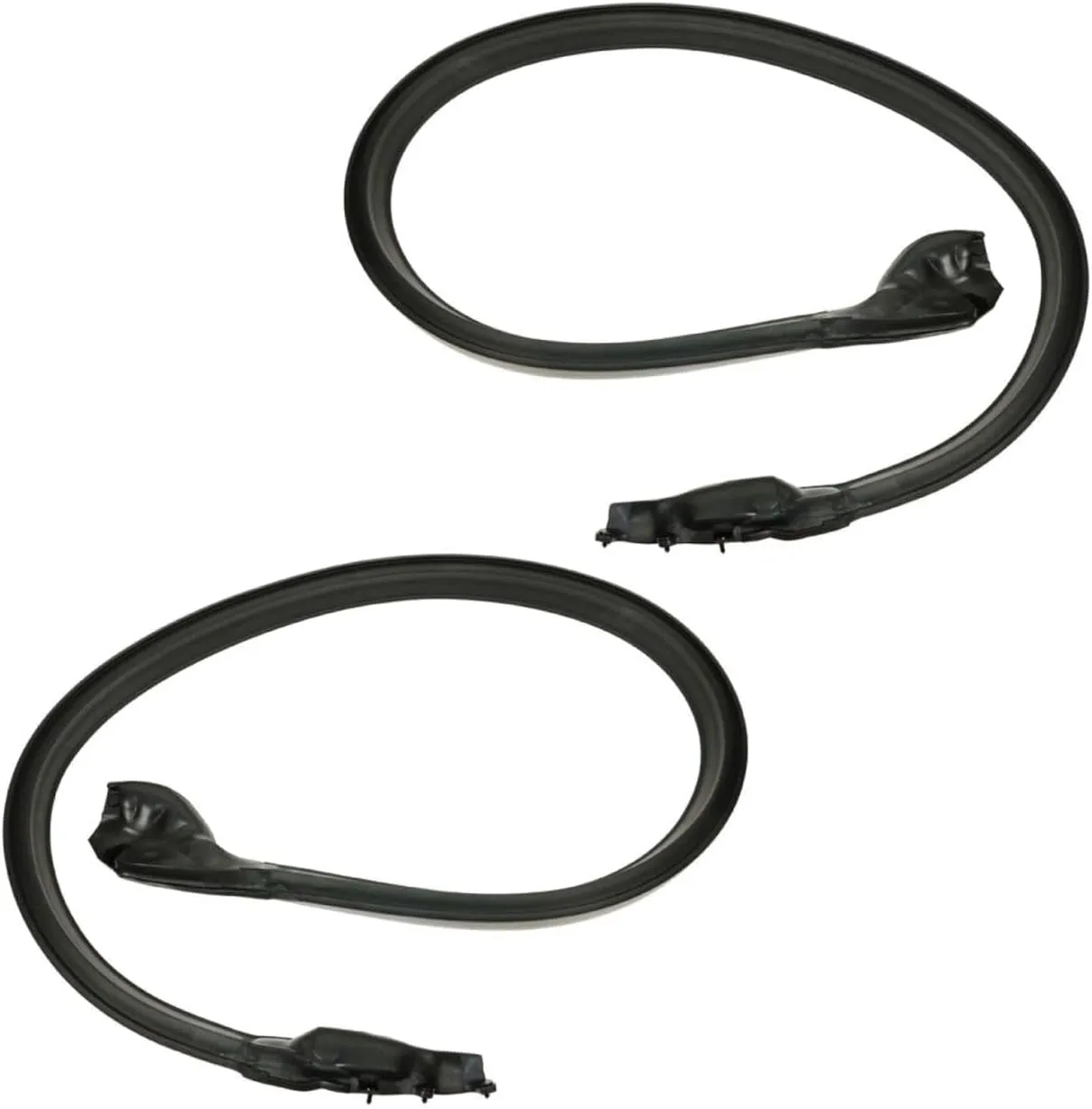 Roofrail Molded Rubber Weatherstrip Seals Set Pair Roof Side Rail Seal Kit-Type for Chevy for El Camino Custom 1973-1974 & Base/SS 1973-1977 & Classic 1975-1977 5019-E_RR Easy to install