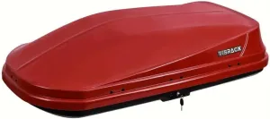 Rooftop Cargo Box Car Top Carrier Hard Shell Roof Cargo Carrier with Security Keys Roof Box Cargo Box, 62 (L) x 31 (W) x 15 (H) Inches, 14 Cubic Feet (Tool-Free Install), RED