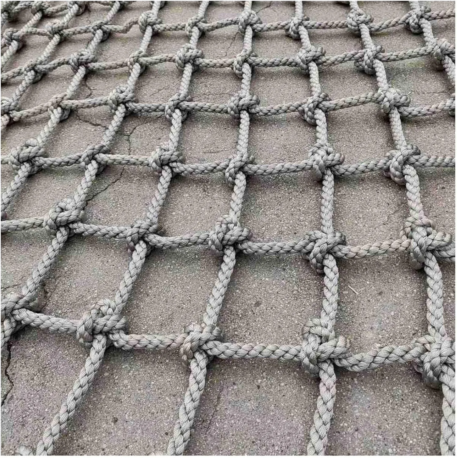 Rope Netting Climbing Cargo Net,Cargo Net for Kids Climbing Playground Kids Outdoor Climb Safety Large Netting Heavy Duty Child Rock Ladder Wall Hammock,2MX4M(6.6X13.2FT)