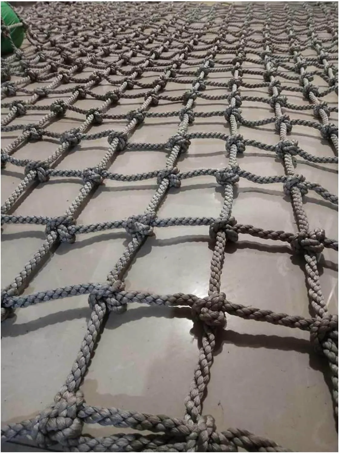 Rope Netting Climbing Cargo Net,Cargo Net for Kids Climbing Playground Kids Outdoor Climb Safety Large Netting Heavy Duty Child Rock Ladder Wall Hammock,2MX4M(6.6X13.2FT)