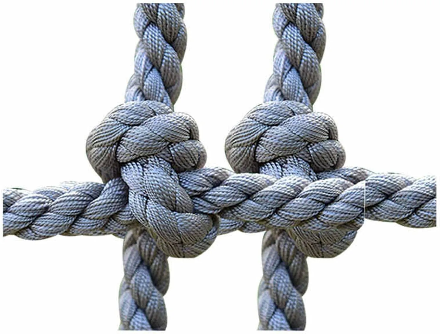Rope Netting Climbing Cargo Net,Cargo Net for Kids Climbing Playground Kids Outdoor Climb Safety Large Netting Heavy Duty Child Rock Ladder Wall Hammock,2MX4M(6.6X13.2FT)