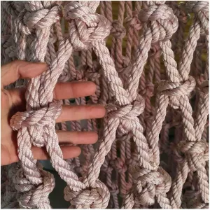 Rope Netting Climbing Cargo Net,Cargo Net for Kids Climbing Playground Kids Outdoor Climb Safety Large Netting Heavy Duty Child Rock Ladder Wall Hammock,2MX4M(6.6X13.2FT)