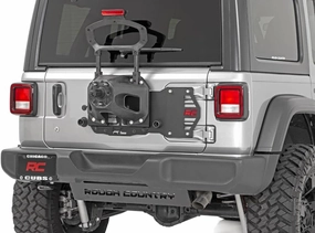 Rough Country Tailgate Reinforcement Kit for 2018-2022 Jeep Wrangler JL - 10603 , Black