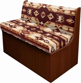RV Dinette Cushion Covers Brown Aztec Print Camper Cushion Covers Dinette Booth Set Washable RV Couch Covers for Sofa Bed 2 Cushion RV Seat Covers Dinette Cushions Replacement