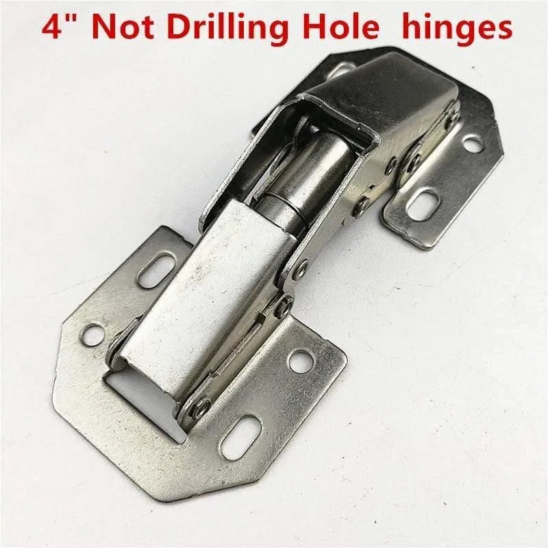 Rynx | 90 Degree No Drill Hole Cabinet Hinge Hydraulic Cabinet Door Hinges Soft Close Furniture Hinges Hardware