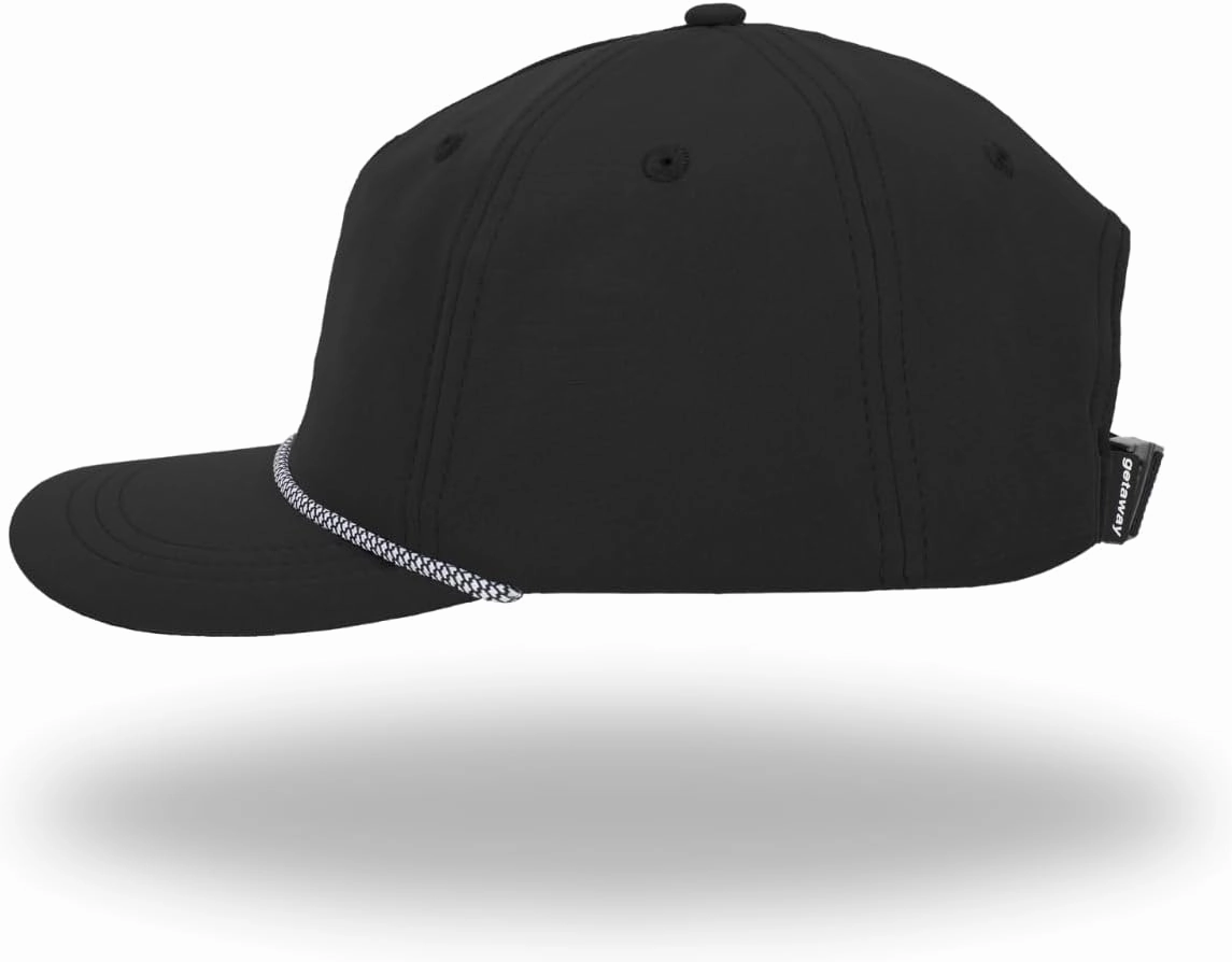 Scout Ultrasuede Classic Unstructured Rope Hat Packable Brim, Travel Essentials, Boating, Running, Golf, Workout, 5 Panel
