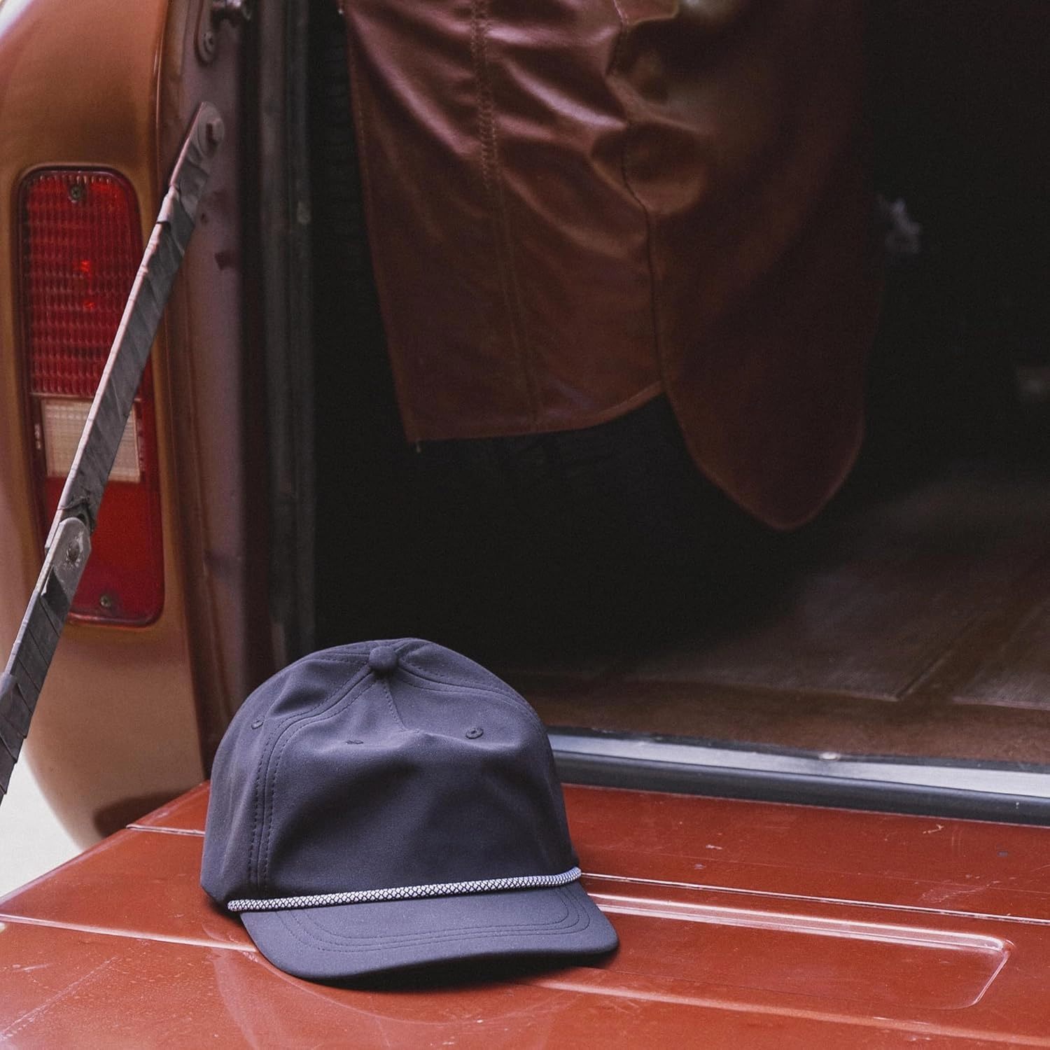Scout Ultrasuede Classic Unstructured Rope Hat Packable Brim, Travel Essentials, Boating, Running, Golf, Workout, 5 Panel
