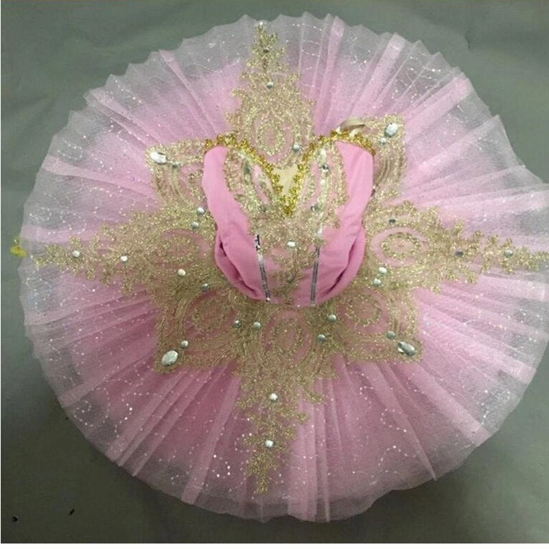 Sequined Ballet Pre Professional Pancake Tutus (6 Colors available)