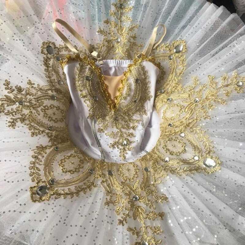 Sequined Ballet Pre Professional Pancake Tutus (6 Colors available)