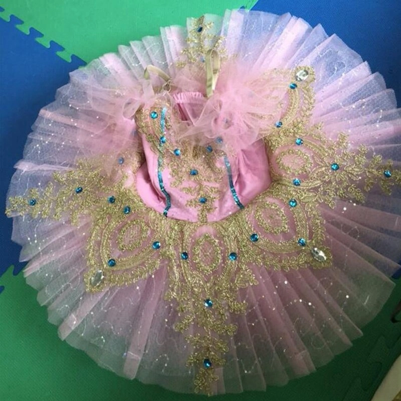 Sequined Ballet Pre Professional Pancake Tutus (6 Colors available)