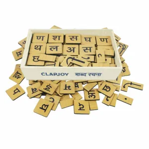 Shabd Rachna: Hindi Spelling Game with Wooden Shabd Tiles & Spell Cards (3-6 Years) | SDD