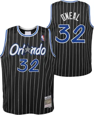 Shaquille O'Neal Orlando Magic Black Youth 8-20 Hardwood Classic Soul Swingman Player Jersey