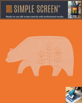 Simple Screens 2.0 - Spirit Bear Ready-to-Use Screen Printing Stencils