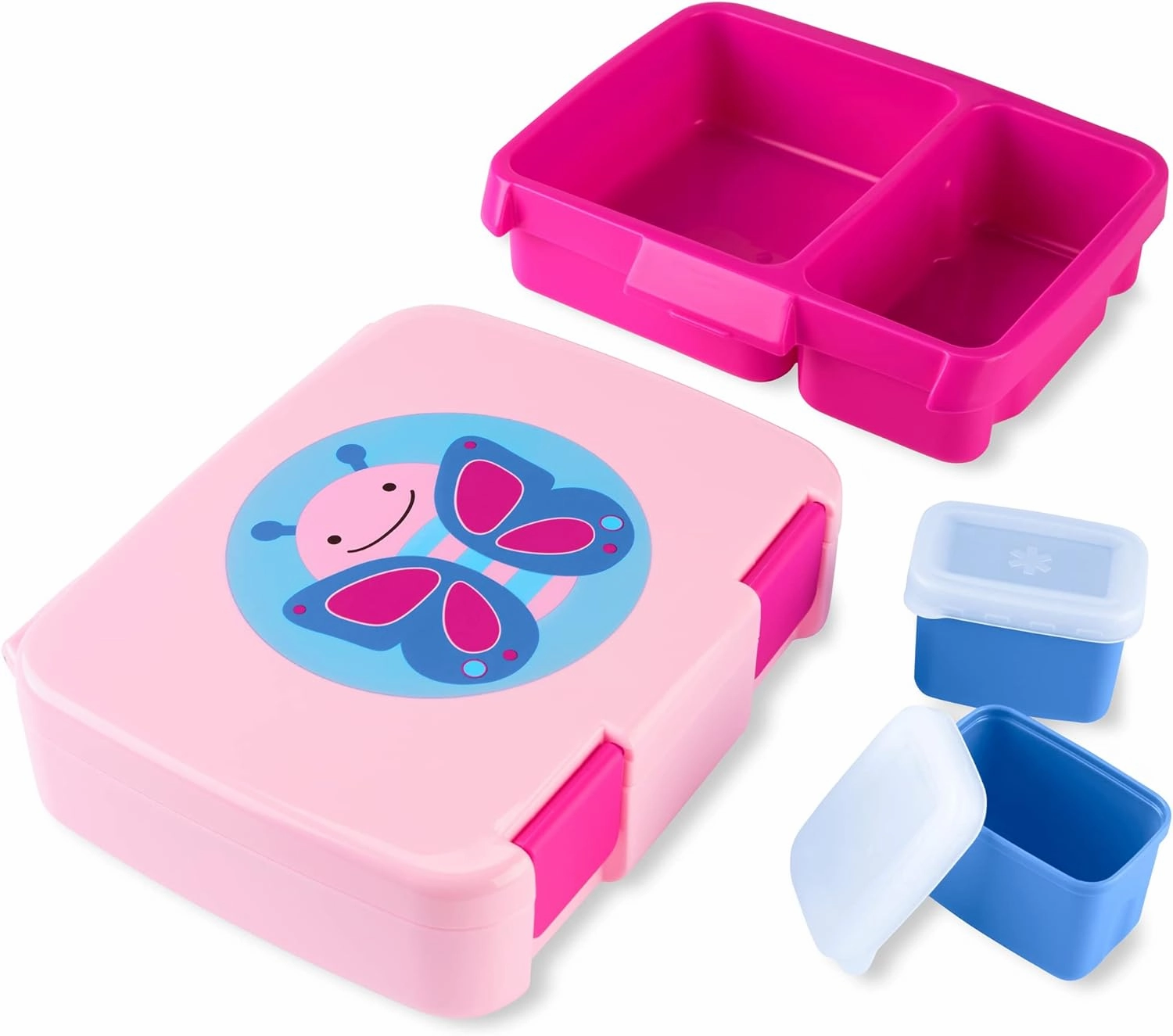 Skip Hop Kids Bento Lunch Box, Ages 3 , Zoo Butterfly
