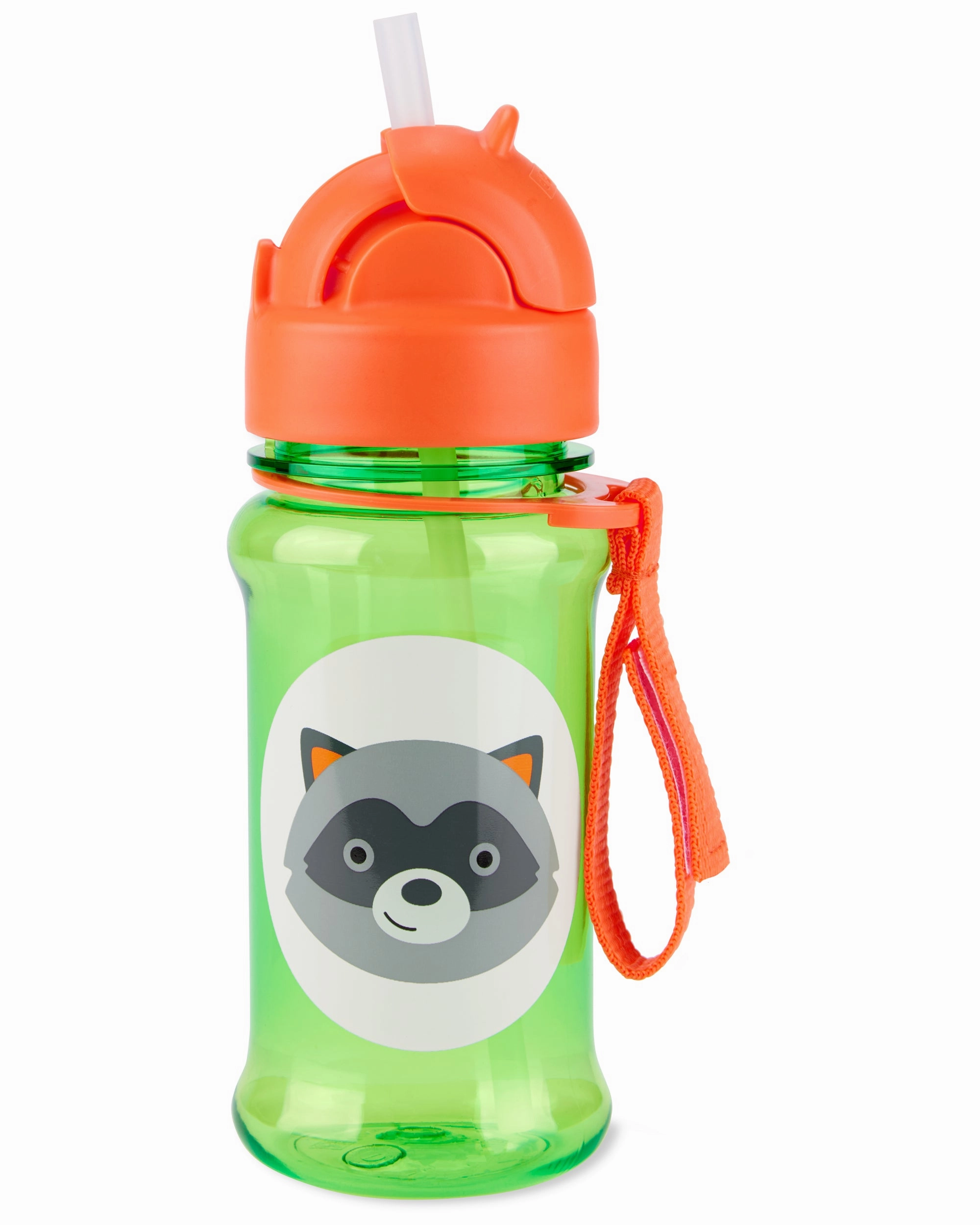 Skip Hop Zoo Tritan Renew Straw Bottle - Raccoon