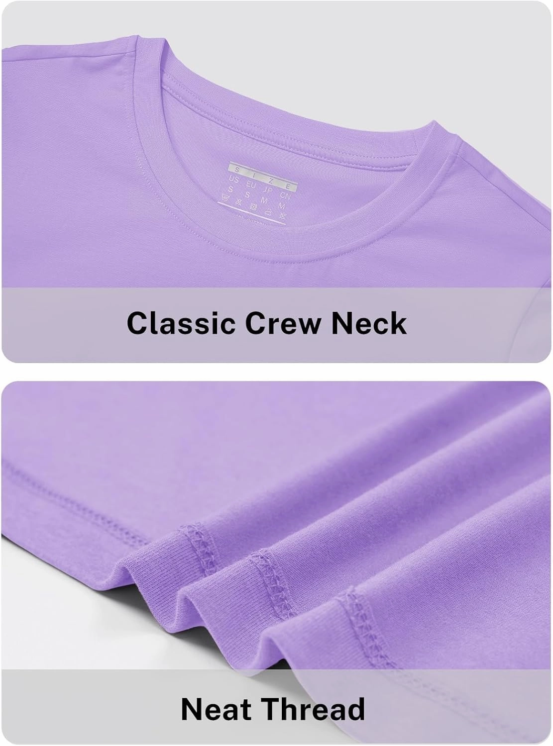SMENG Short Sleeve Shirts for Women UPF 50  Cotton Crew Neck T Shirt Basic Summer Yoga Running Workout Tops