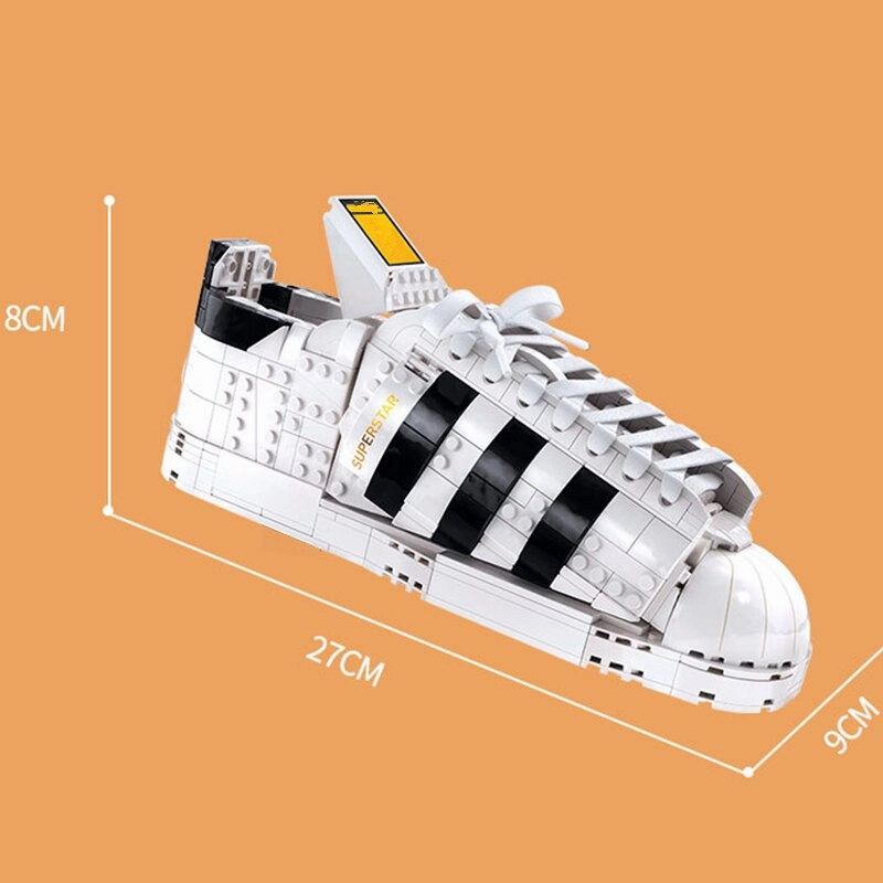 Sneaker Blocks 3D SUPERSTAR Classic Model Building Blocks