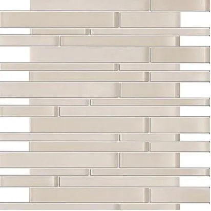 Soft Pink Glossy and Matte Glass Mosaic Tiles
