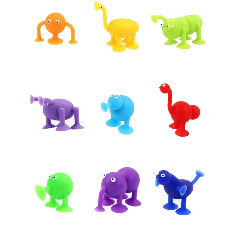 Soft Silicone Suction Cup Building Blocks
