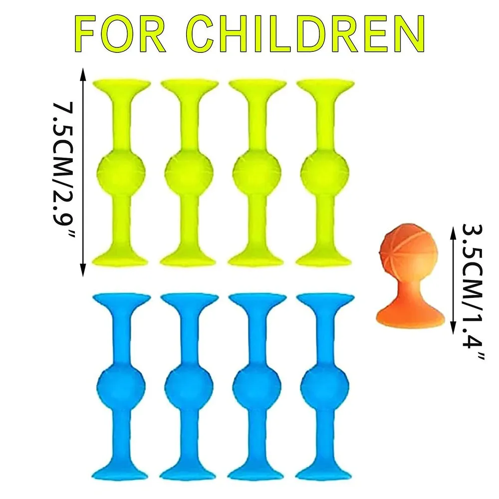 Soft Silicone Suction Cup Building Blocks