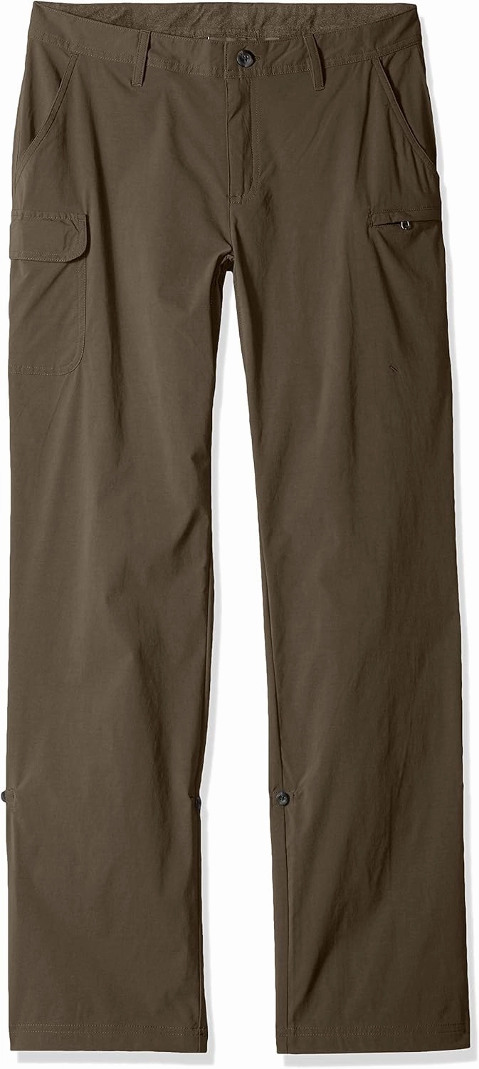 Solstice Apparel Women's Stretch Roll Up Pant, Bark, 6