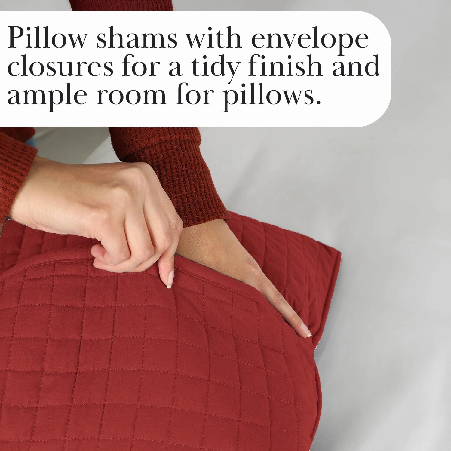Southshore Fine Living, Inc. King Size Quilt Bedding Set, Soft Microfiber Bedspread, Stain & Pet Hair Resistant Bedding Coverlet, King Size/California Quilt Set with 2 Pillow Shams, Chili Pepper Red