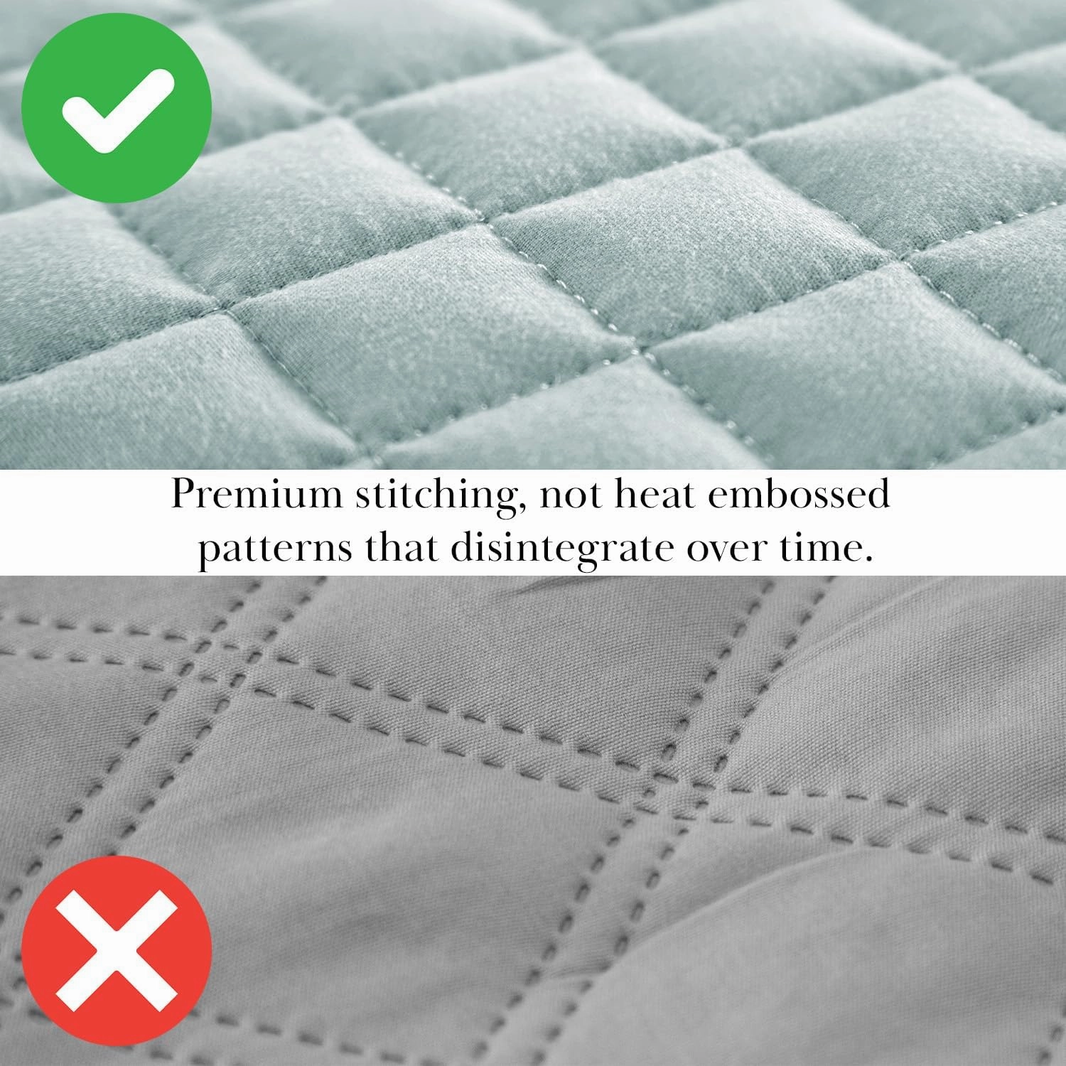 Southshore Fine Living, Inc. Oversized King Quilt Bedding Set, Soft Microfiber, Stain and Pet Hair Resistant Bedding, California/King Size Quilt Coverlet Bedspread Set with 2 Shams, Sky Blue