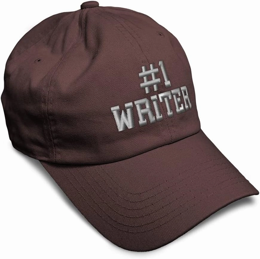 Speedy Pros Soft Baseball Cap Number #1 Writer Embroidery Others Authoress Twill Cotton Books Dad Hats for Men & Women