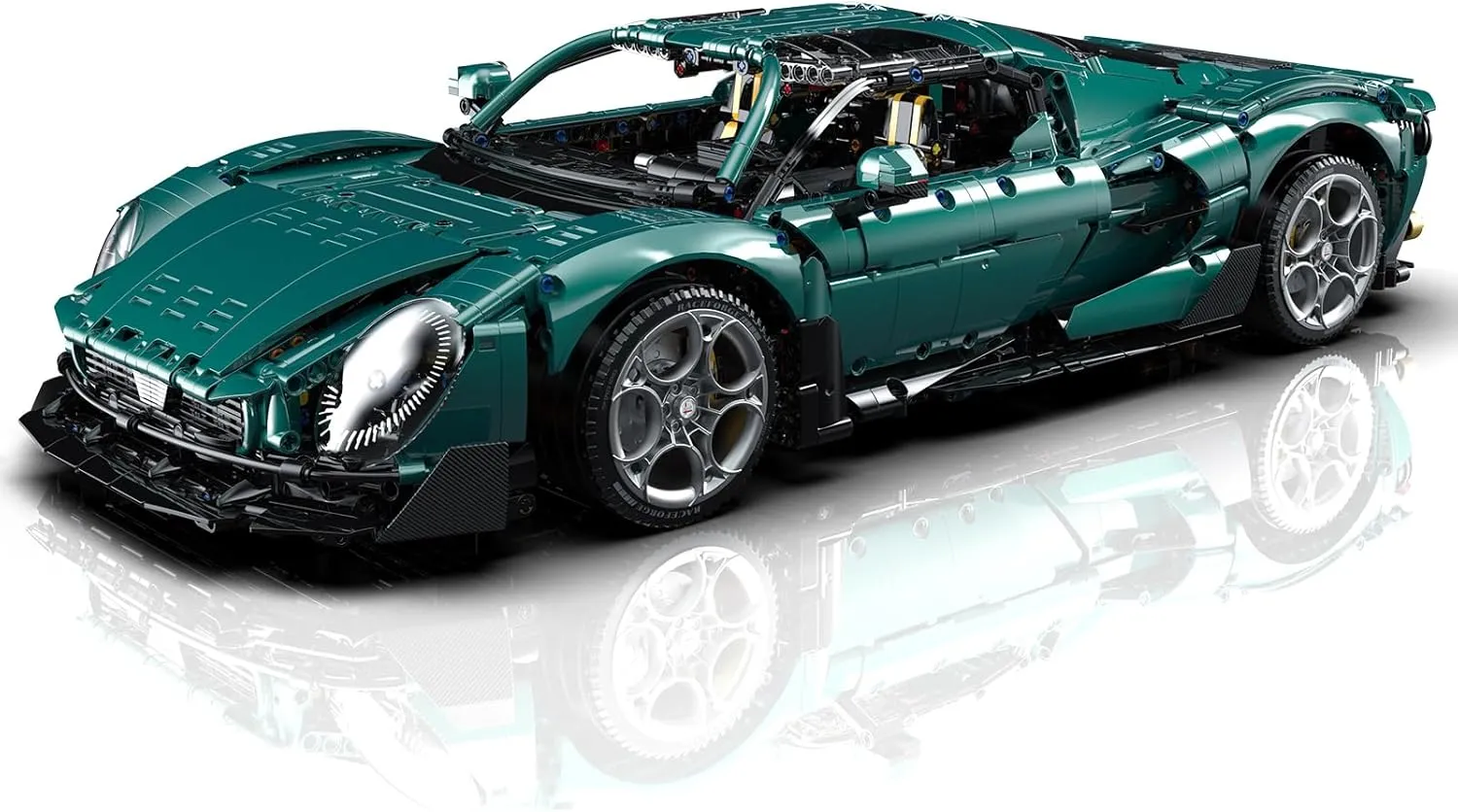 Sports Car Building Set, Authentically Detailed Build and Display Model, Scale Model Car Gift for Adults, for Home or Office Décor 3861 PCS