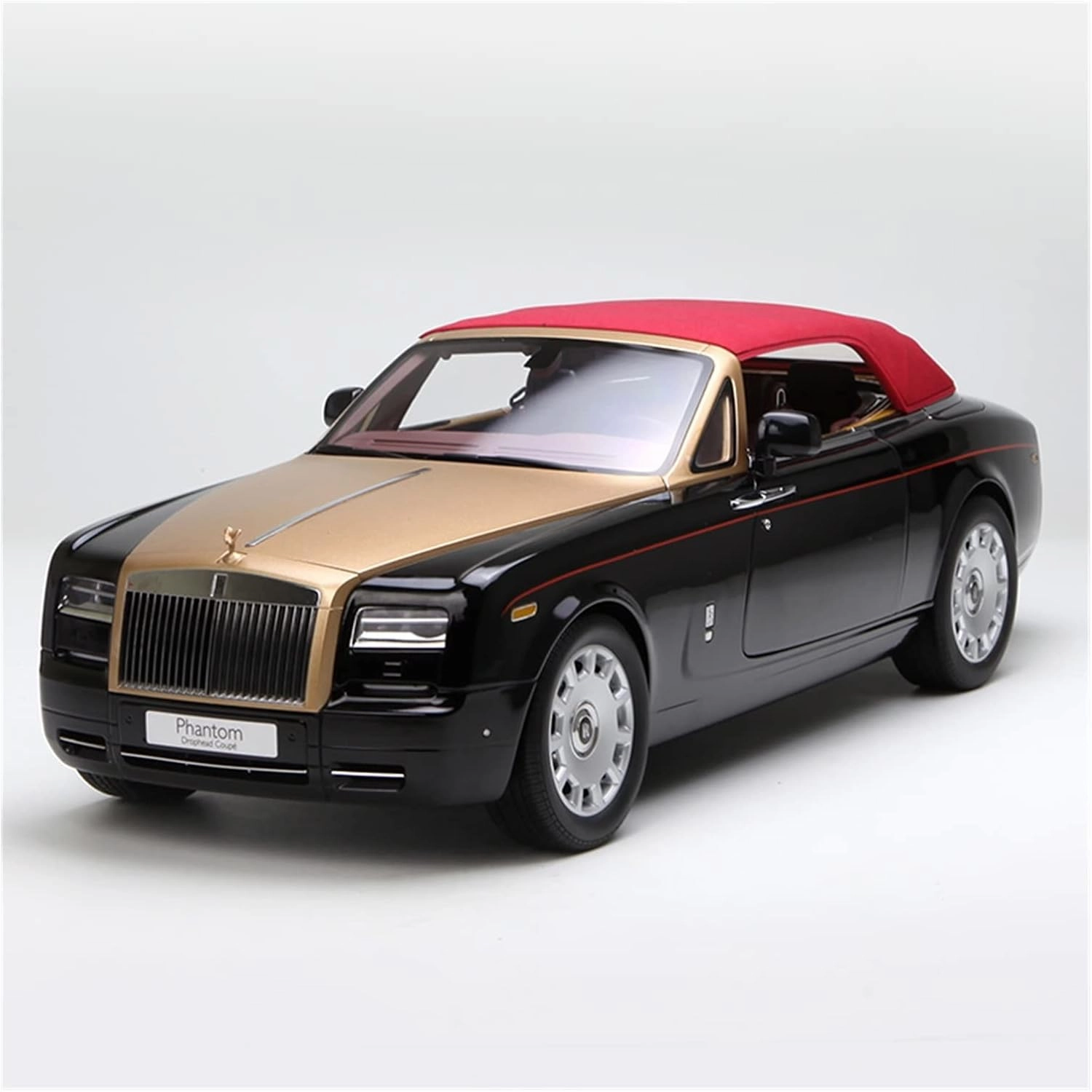 Sports Car Building Kits 1 12 for Rolls-Royce Phantom Modified Version with Lighting Car Model Ornaments Collection for Home Or Office Décor