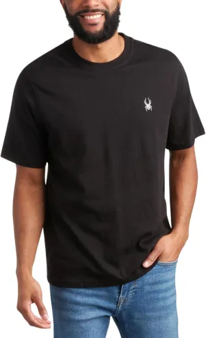Spyder Mens T-Shirts - Soft Cotton Blend Jersey Crewneck Short Sleeve Shirts for Men, Casual Shirts for Workout & Daily Wear