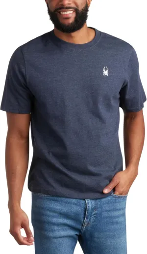 Spyder Mens T-Shirts - Soft Cotton Blend Jersey Crewneck Short Sleeve Shirts for Men, Casual Shirts for Workout & Daily Wear
