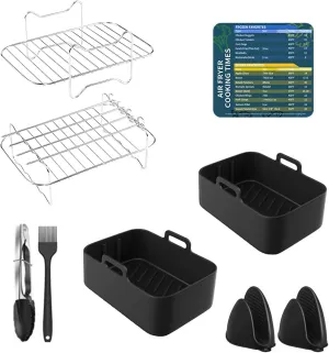 Square Air Rack Stackable Multi-Layer Stainless Steel Dehydrator Rack Square Air Accessories For DZ401