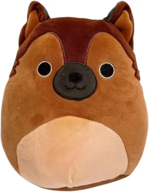 Squishmallows 2025 Original 8-Inch Dog Animal Squad Plush - Collectible Soft & Squishy Mini Stuffed Animal Toy - Add to Your Squad - Gift for Kids, Girls & Boys (Mario Dog)