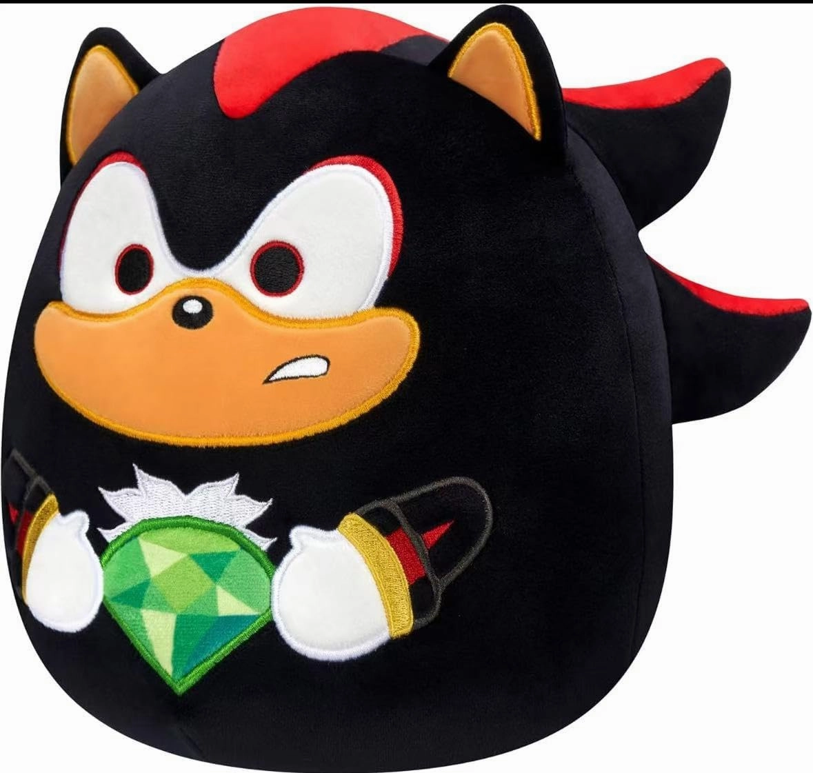 Squishmallows 2025 Original 8 Inch Sonic The Hedgehog Squad Plush - Collectible Soft & Squishy Mini Stuffed Animal Toy - Add to Your Squad - Gift for Kids, Girls & Boys (Shadow)