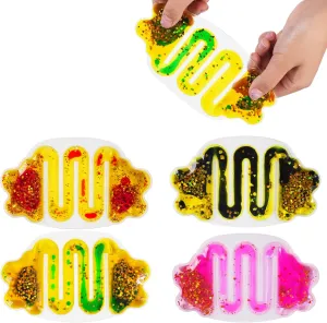Squishy Fidget Toys Liquid: Water Sensory Fidget Calming - Fidget Squeeze Squishy for Kids Set of 4