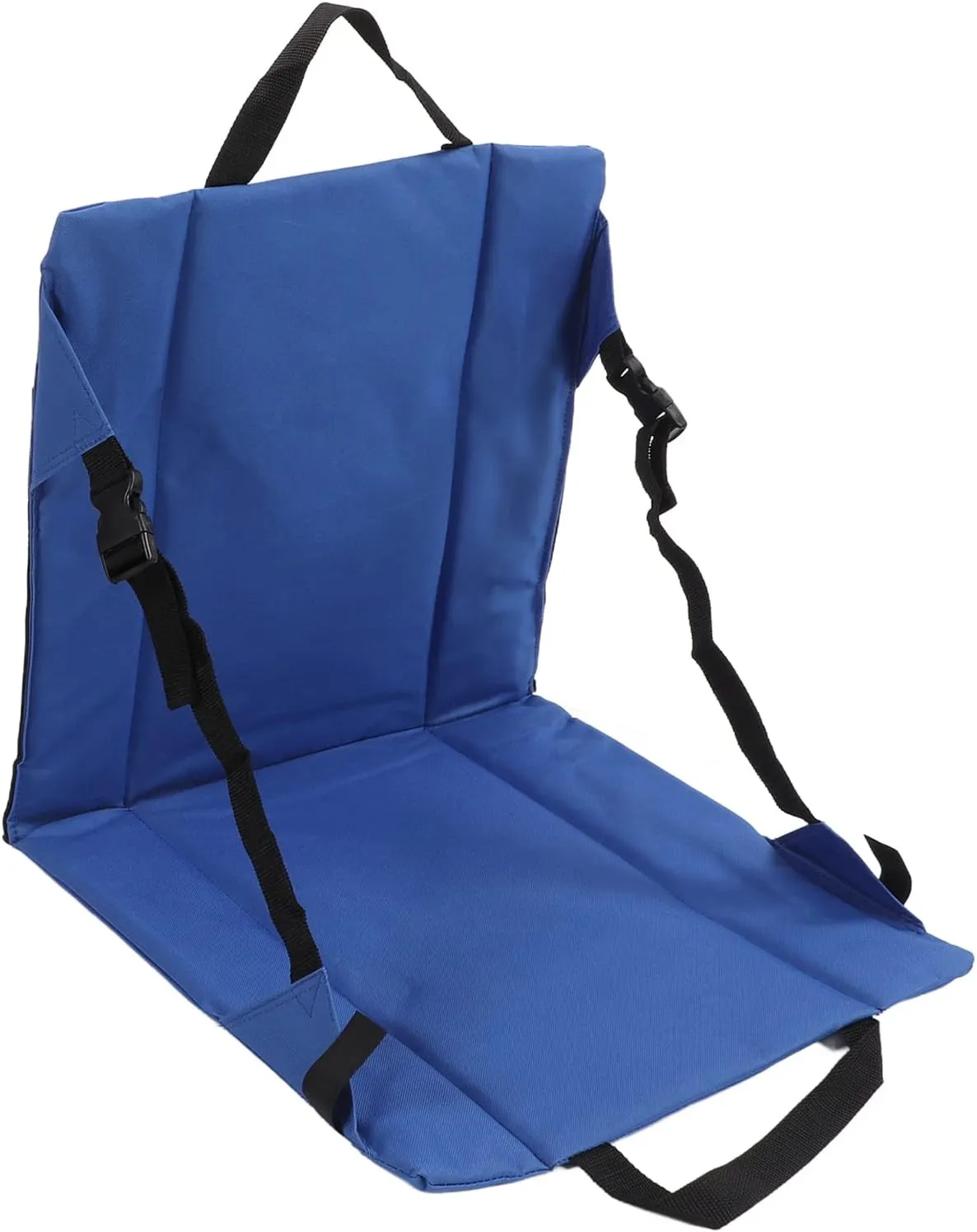 Stadium Seats,Outdoor Folding Fishing Chair Seat Portable Rocking Chair Cushions for Beach Stadium Blue