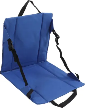 Stadium Seats,Outdoor Folding Fishing Chair Seat Portable Rocking Chair Cushions for Beach Stadium Blue