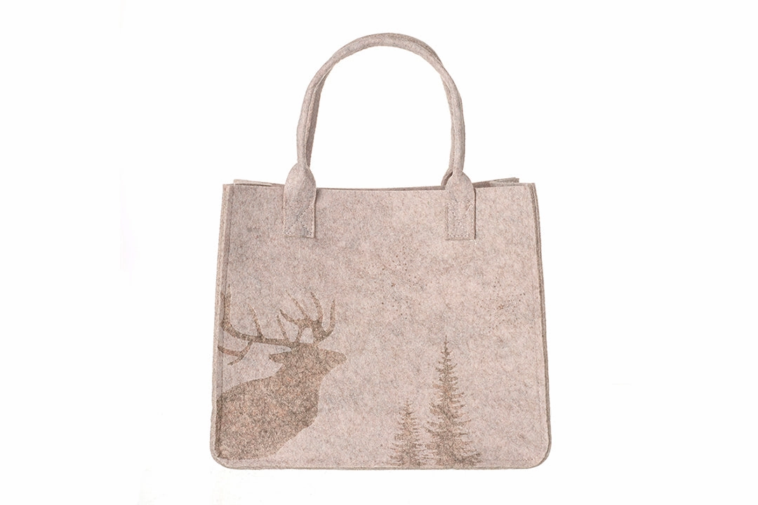 Stag Felt Bag