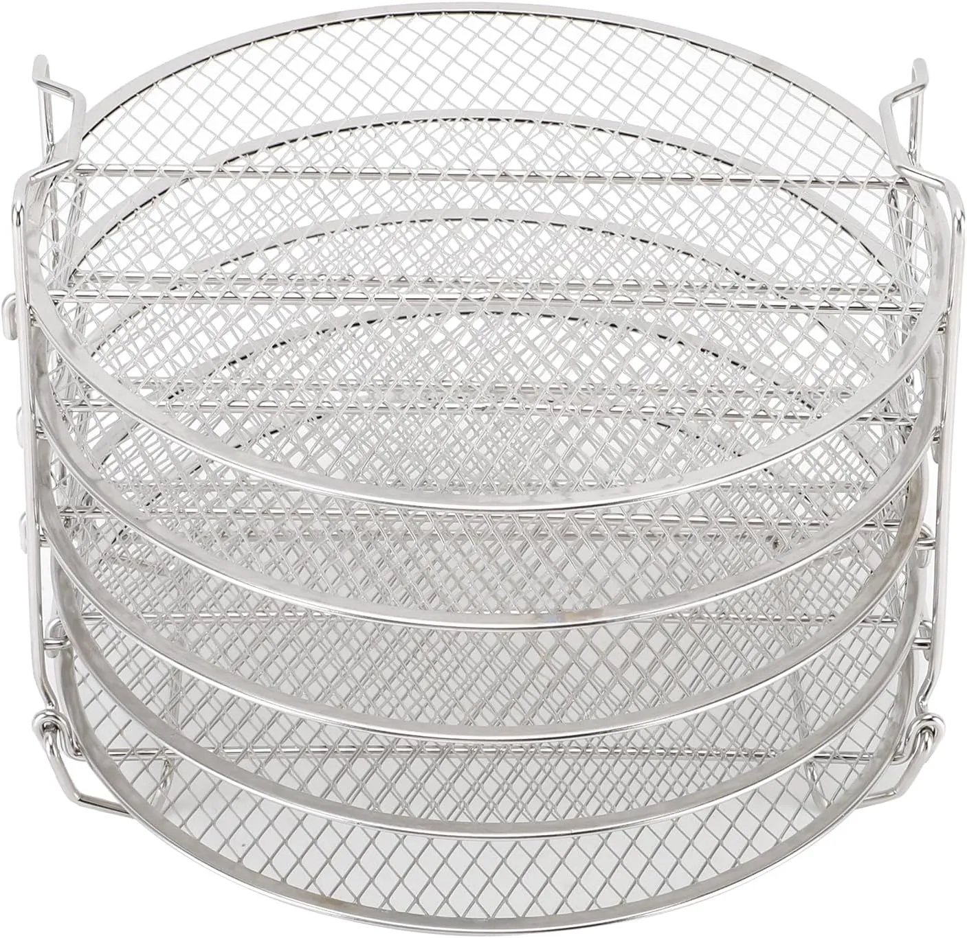 Stainless Steel Dehydrator Rack, 5 Layer Dehydrator Stand with Enhanced Food Preparation Experience for Easy Fruit Meat Dehydrating