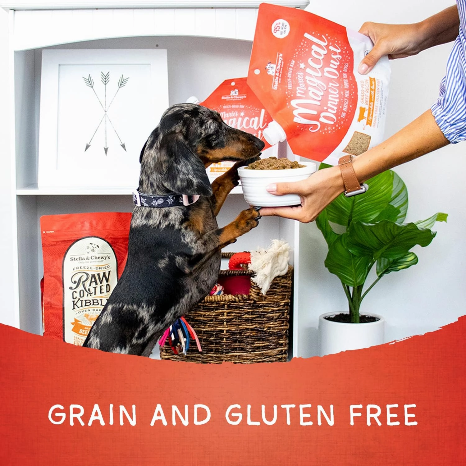 Stella & Chewy's Freeze-Dried Raw Marie’s Magical Dinner Dust - - Premium Beef Dog Food Topper with Organic Fruits & Vegetables - Perfect for Picky Eaters - 7oz