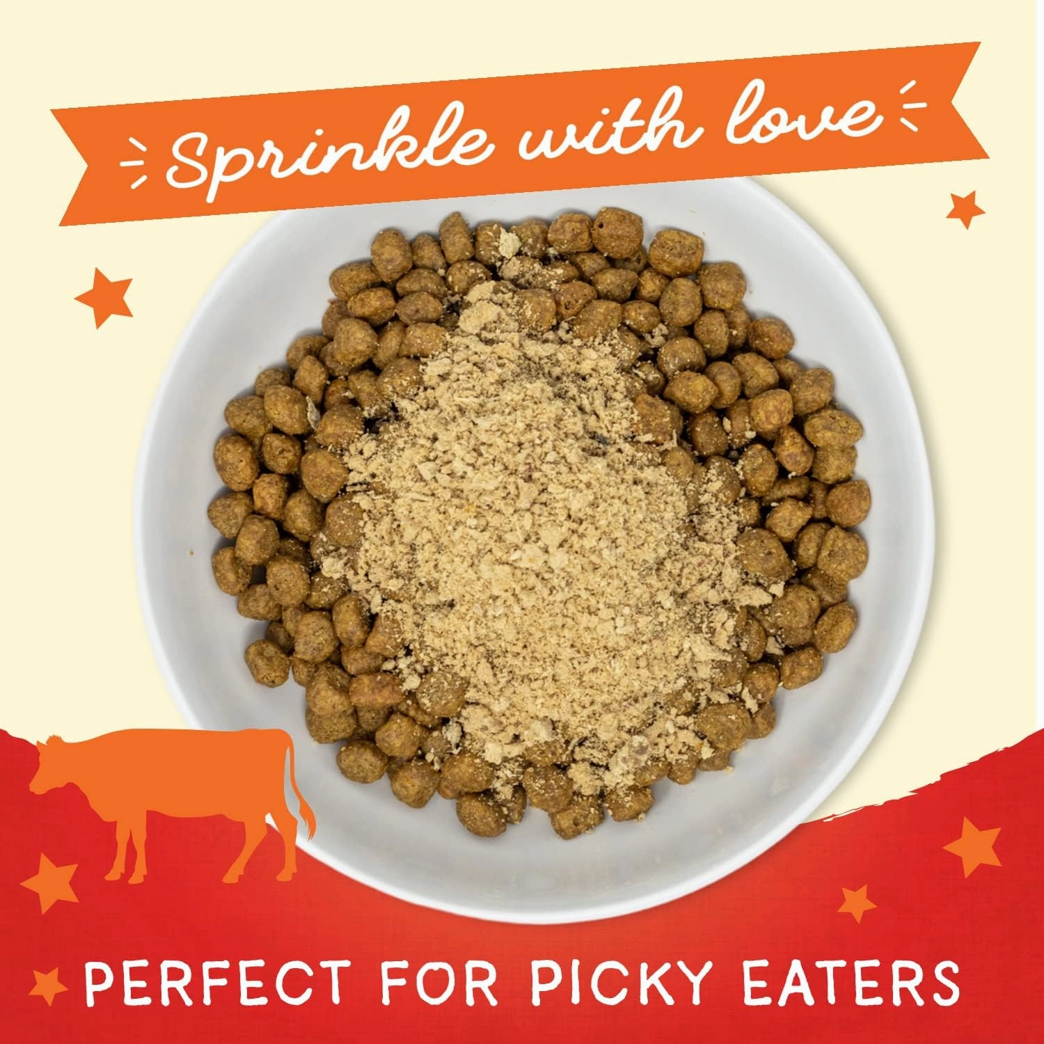 Stella & Chewy's Freeze-Dried Raw Marie’s Magical Dinner Dust - - Premium Beef Dog Food Topper with Organic Fruits & Vegetables - Perfect for Picky Eaters - 7oz