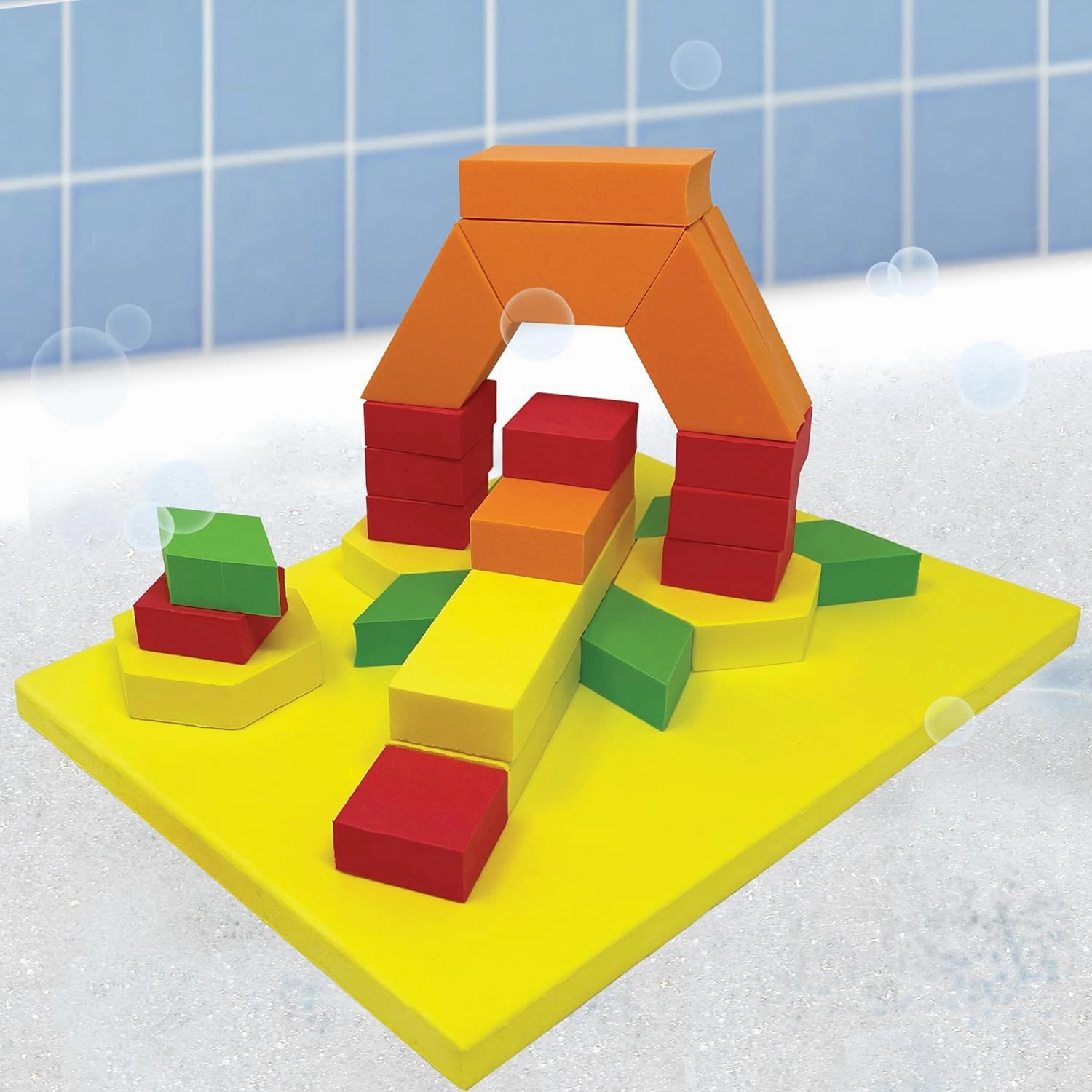 Stem Discovery Blocks STEM Blocks Tower Blocks Educational Bath Toy Pool Toy in Science Museums and Childrens Museums nationwide.