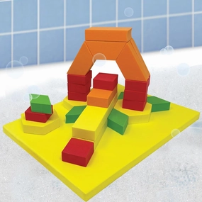 Stem Discovery Blocks STEM Blocks Tower Blocks Educational Bath Toy Pool Toy in Science Museums and Childrens Museums nationwide.