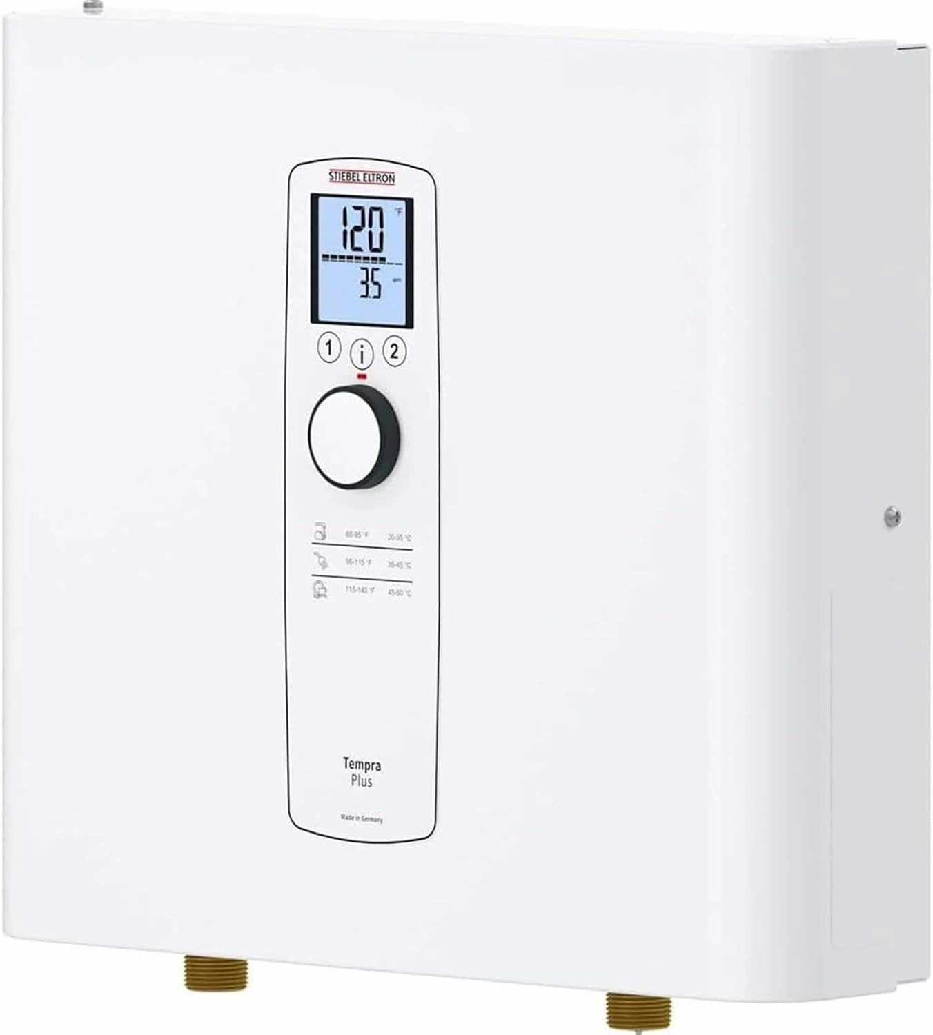 Stiebel Eltron Tankless Water Heater – Tempra 24 Plus – Electric, On Demand Hot Water, Eco, White, 20.2