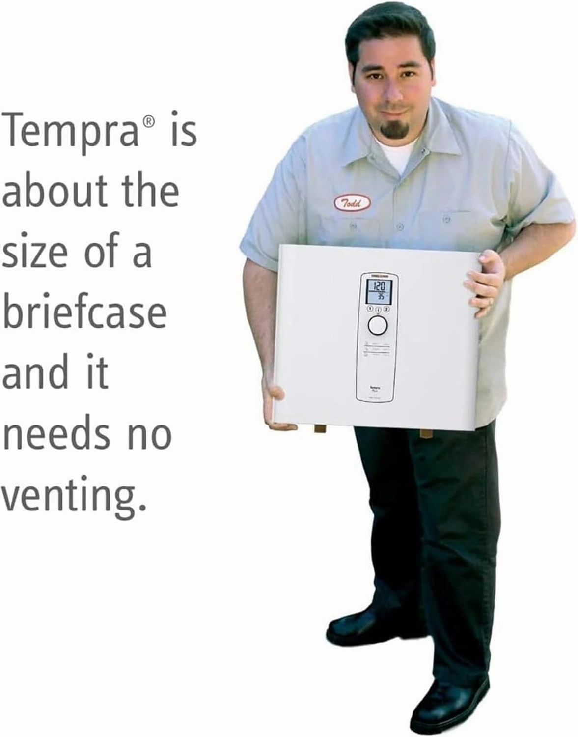 Stiebel Eltron Tankless Water Heater – Tempra 24 Plus – Electric, On Demand Hot Water, Eco, White, 20.2