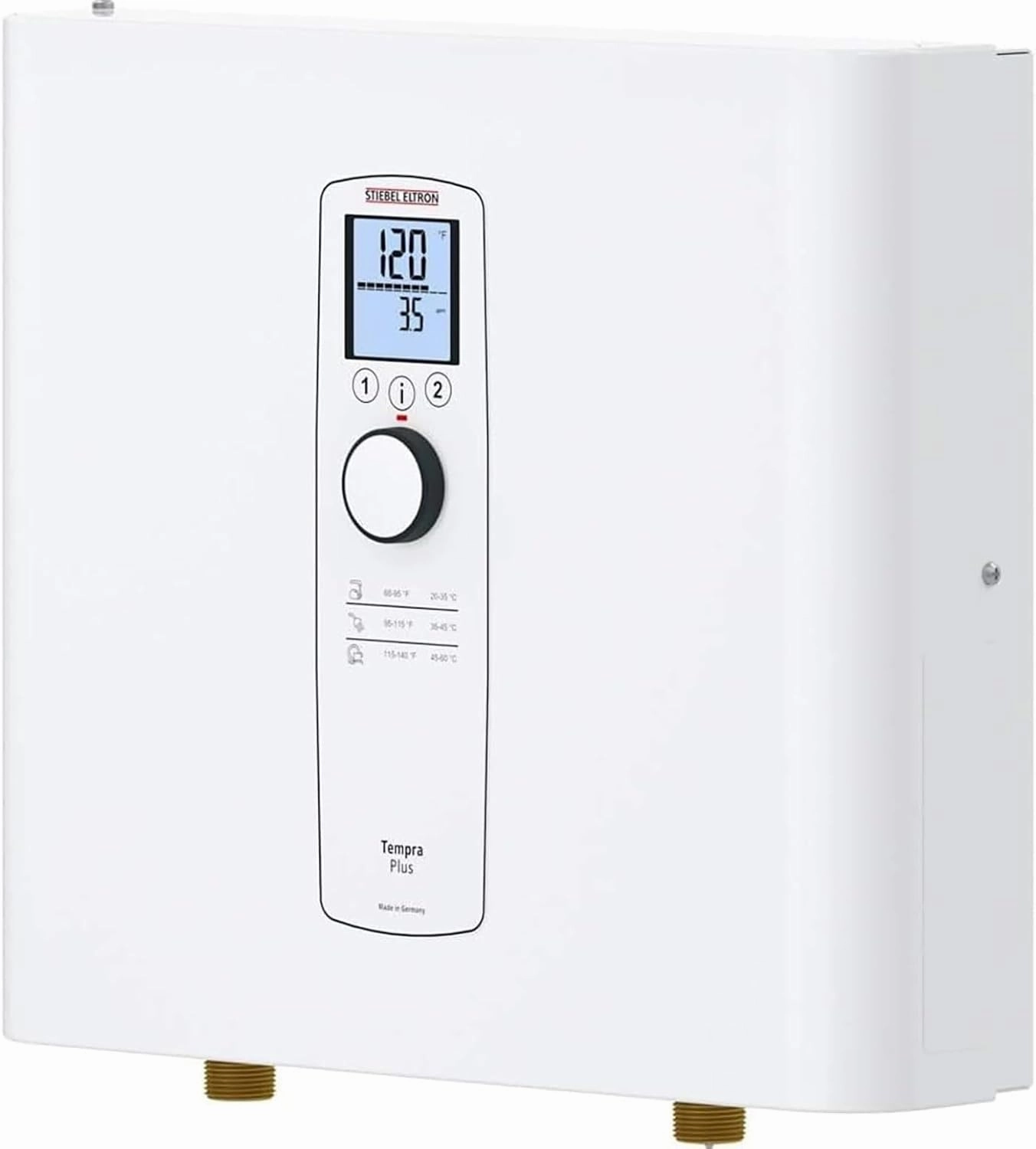 Stiebel Eltron Tankless Water Heater – Tempra 24 Plus – Electric, On Demand Hot Water, Eco, White, 20.2