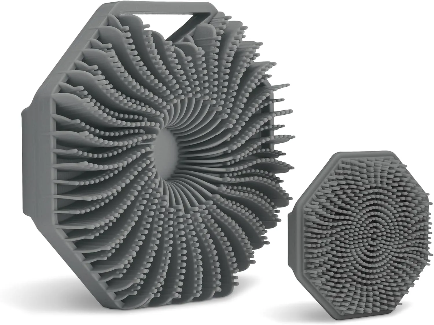 Sud Scrub® Body Scrubber   Face Scrubber Set (Charcoal)